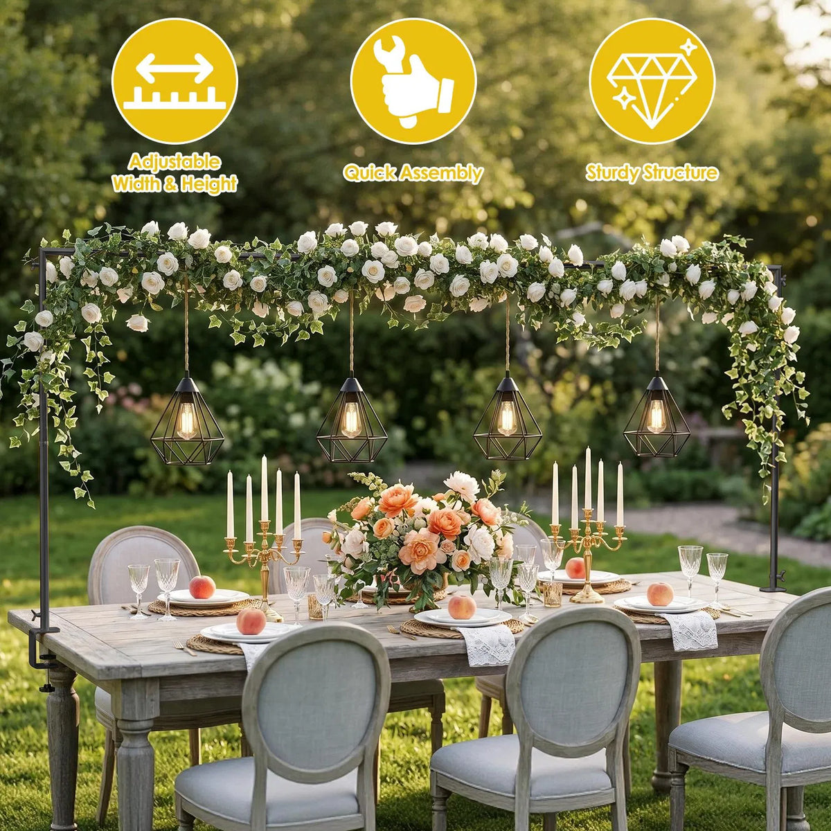 Table réglable Arch Decor Stand