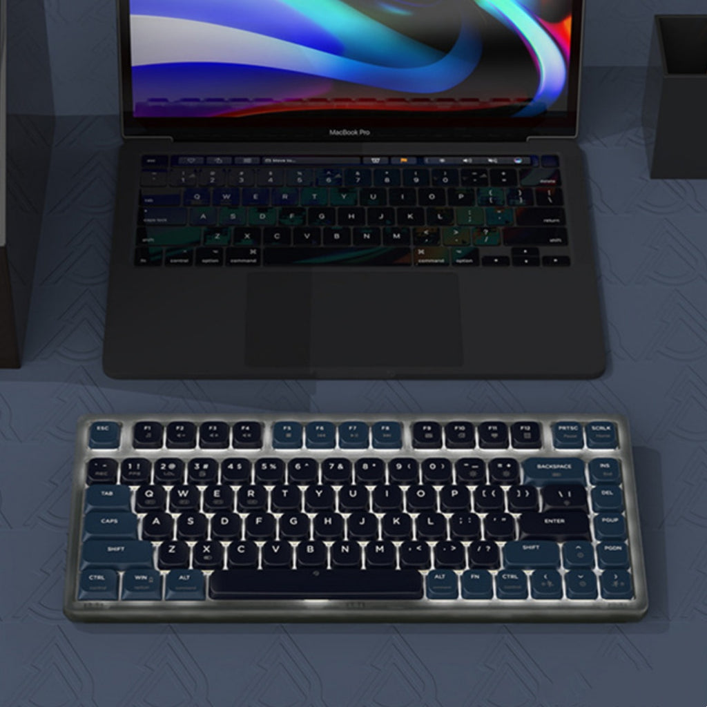 Ajazz AK832PRO écran couleur filé Bluetooth 24 3 modes porte-clés mécanique