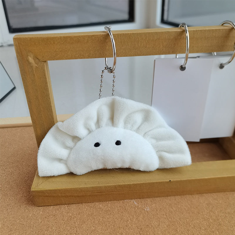 Cute Dumpling peluche jouet pendentif sac porte-clés