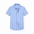 Chemise à rayures en coton casual pour hommes