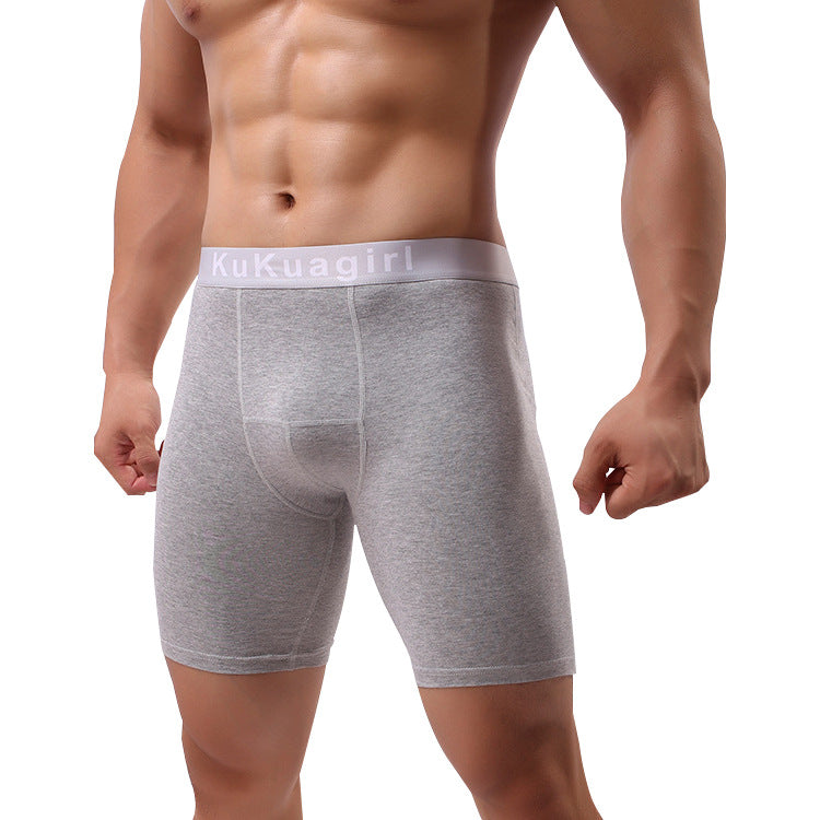 Pure Coton Absorbant la sueur Séchage rapide Résistance à l'usure Sous-vêtements pour garçons à cinq points