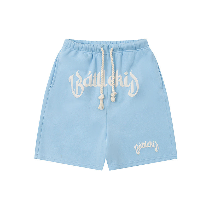 Short tendance Hip Hop Casual Street Rétro Pantalons recadrés Pantoufles