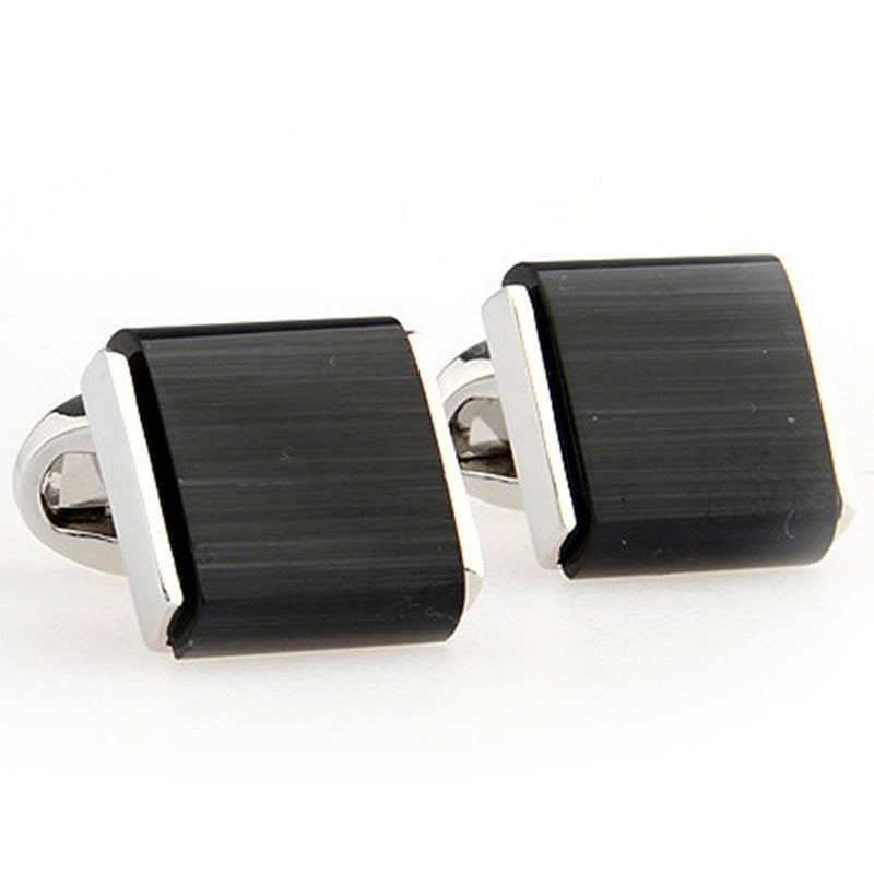 Boutons de manchette Opal Business Elite French Style Bouton de manchette