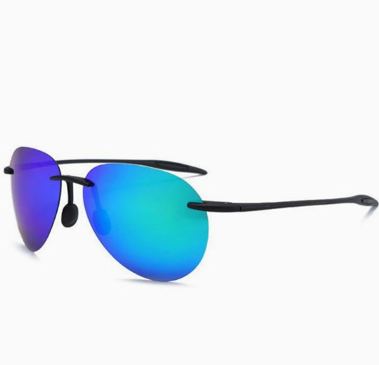 Lunettes de soleil rétro polarisé ultra-légères