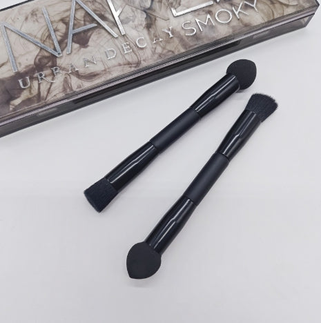 Brosse de maquillage de brosse à éponge Miter double tête