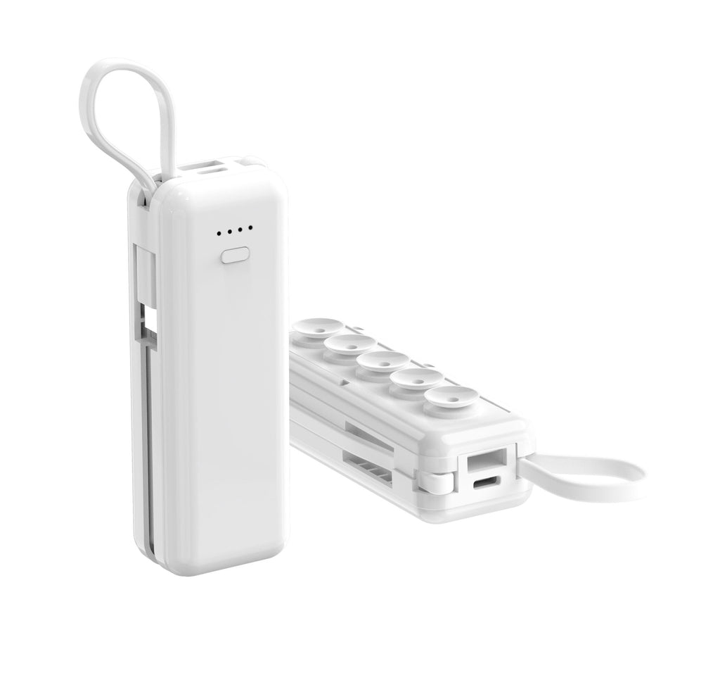 Capsule Power Bank avec coupe à aspiration de câble Mobile