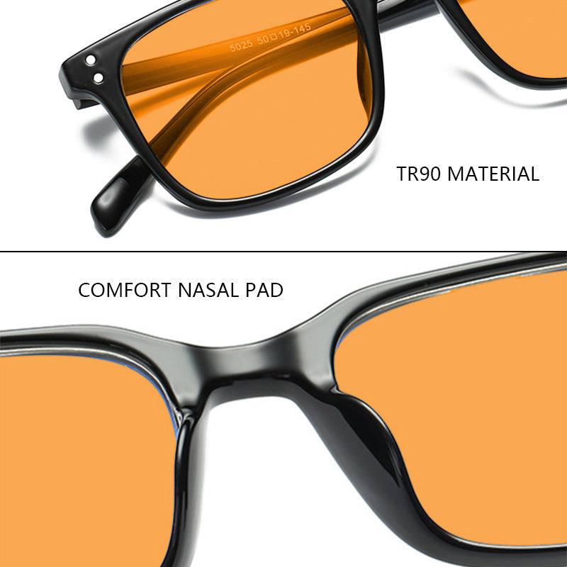 Changement de couleur 5025 Lunettes UV orange anti-bleu CR39
