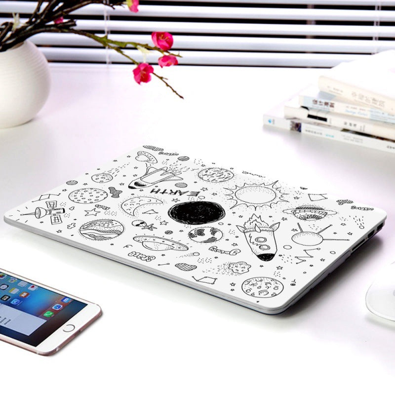 Cartoon Space série Cas ordinateur portable pour Apple