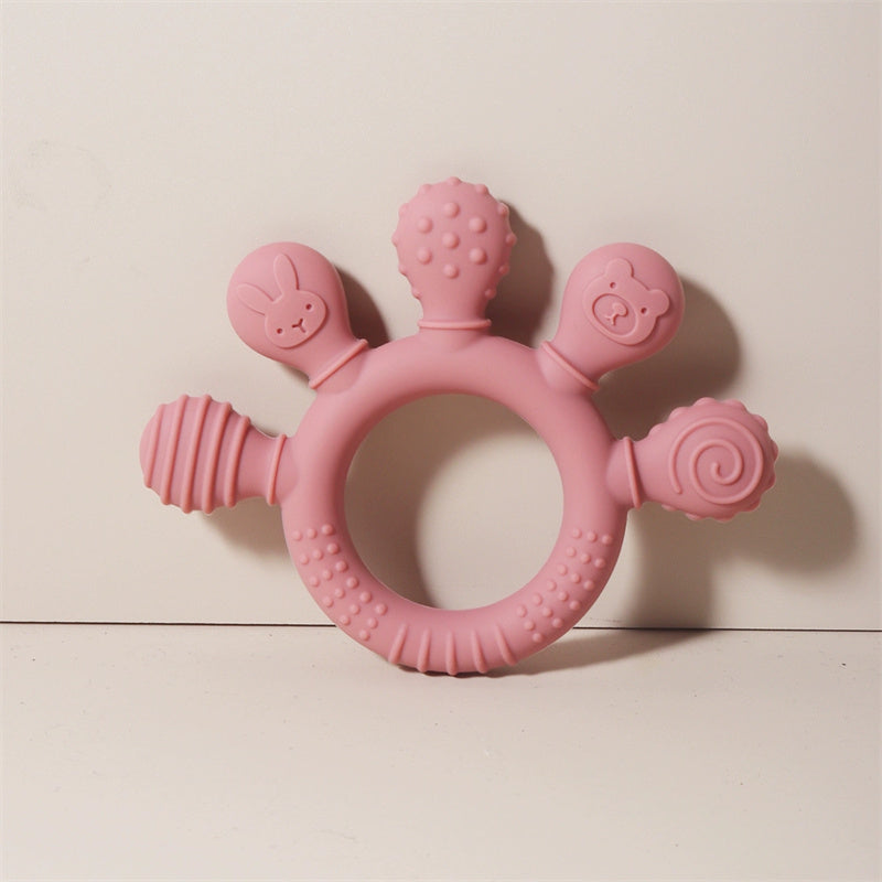Enceinte de maintien de main en silicone comestible