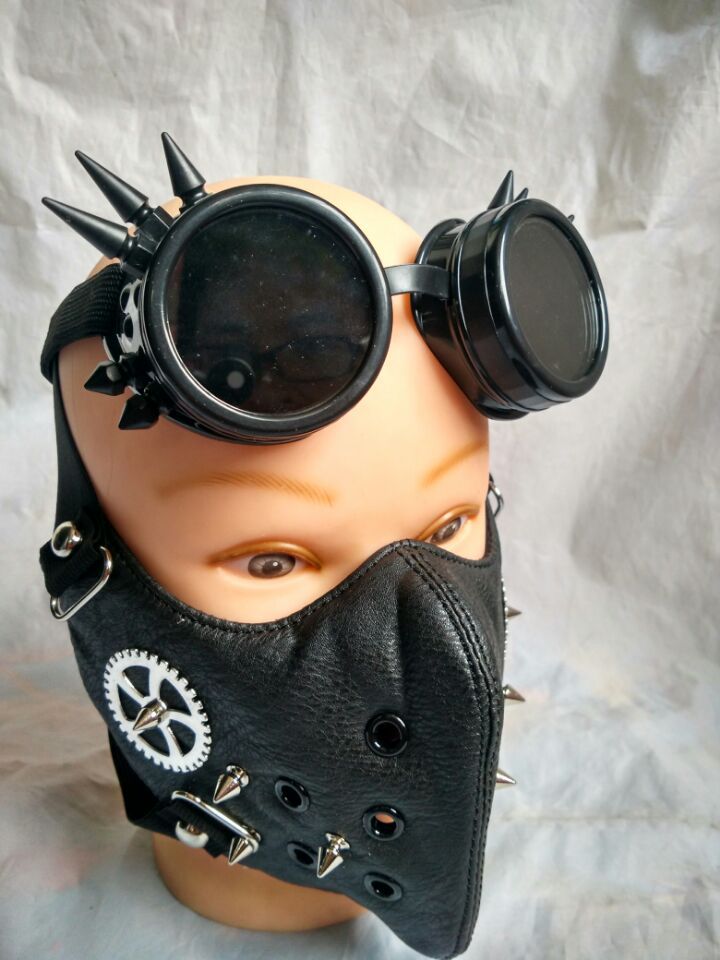 Masque de punk gothique à vapeur