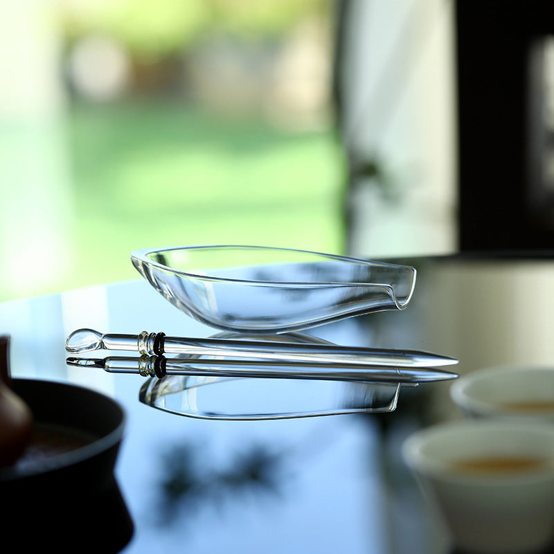 Borosilicate Transparent Tea cérémonie Utensiles Suite produits Set chinois