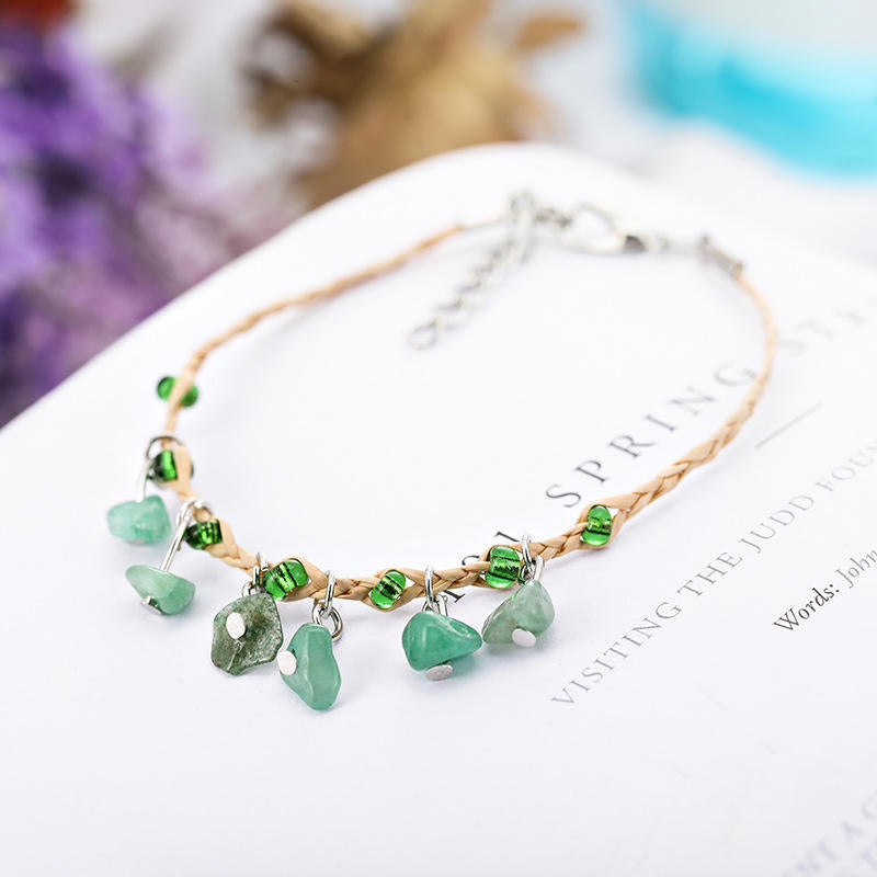 Bracelet de galets de Raffia
