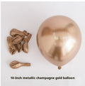 Ballon de mariage-Champagne Metal-10 "-10 pcs-Bag