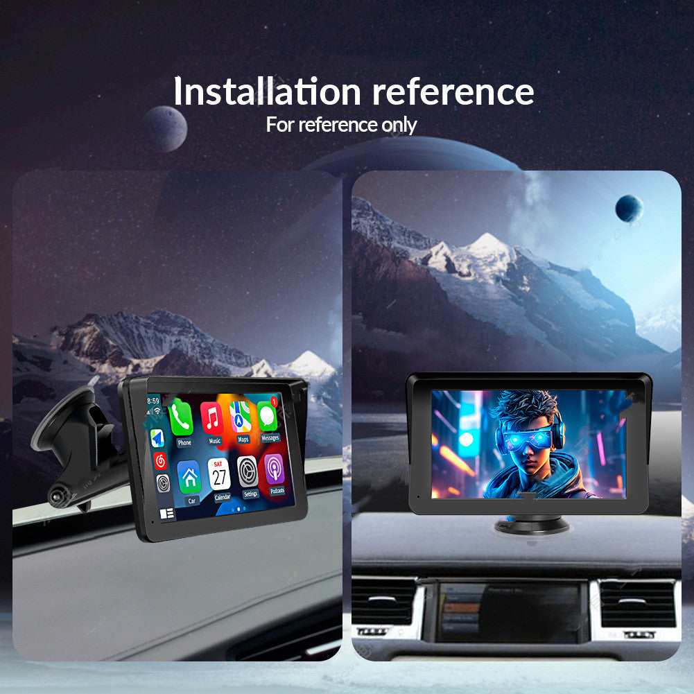 Voiture portable 7 pouces PND Lecteur de véhicule MP5 sans fil Carplay Smart Screen Reversing