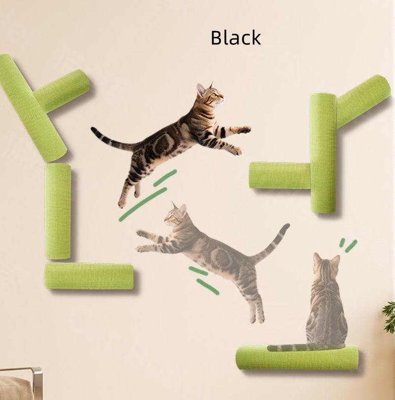 Cat Scratching Post Mur autocollant monté