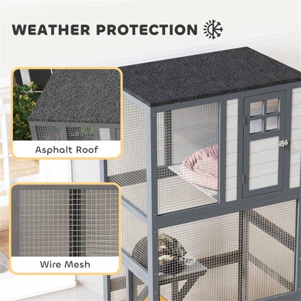 Escaliers pour animaux de compagnie Cat Climbing Tower Cat House