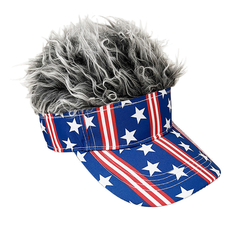 Cap de baseball 250e anniversaire de simulation Cap de baseball synthétique court Cap de baseball Spiked