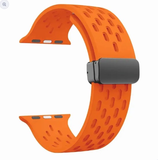 Bracelet en silicone pliant magnétique