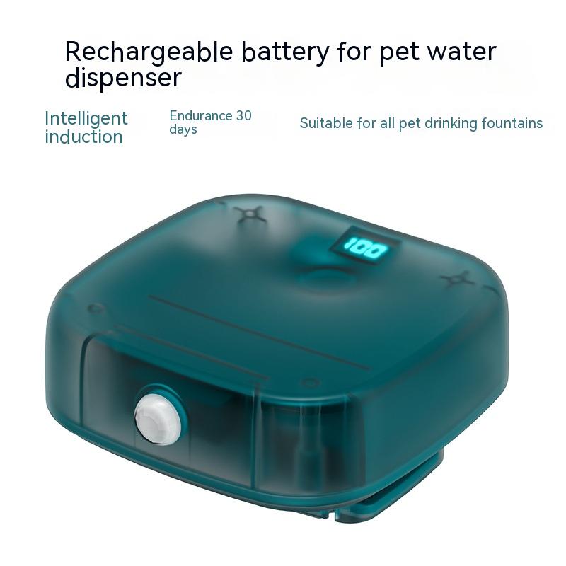 Cat Distributeur automatique d'eau Charger Compagnon sans fil batterie rechargeable intelligente