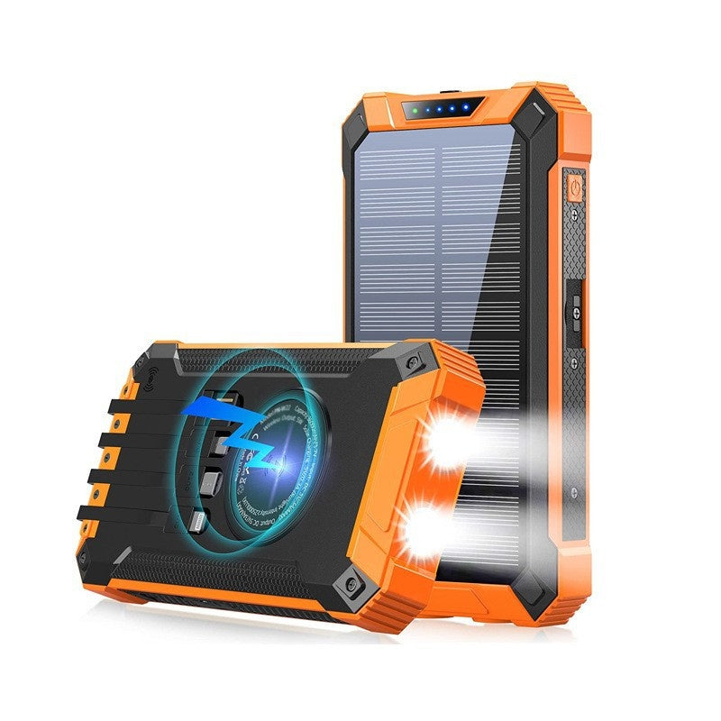 Chargeur sans fil Source d'énergie solaire portable