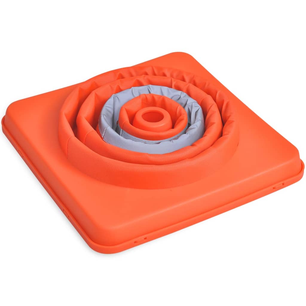 5 Pylons Cones de circulation 42 cm Cones de circulation pliables