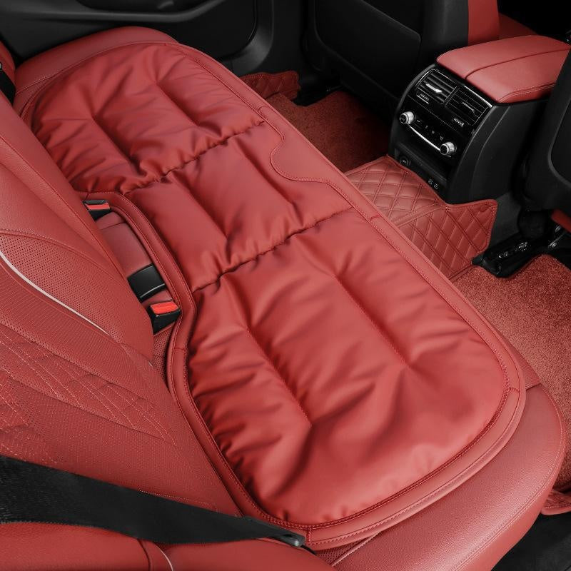 Coussin de siège auto en cuir anti-salissure Hiver Ensemble de trois pièces