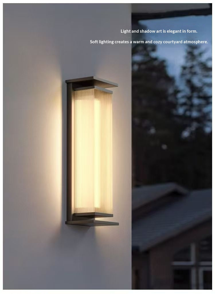 Lampe solaire murale extérieure étanche