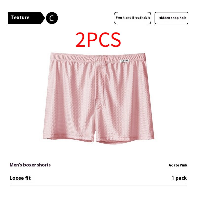 Pantalon en soie glacée Pantalon en nylon Boxers en soie glacée pour hommes