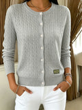Women's long-sleeved button-up shirt