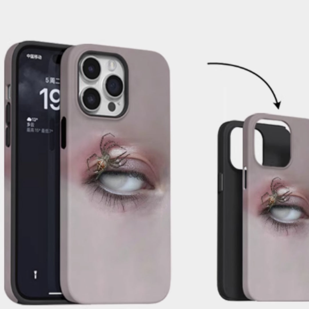 16Promax Dark Hetérochromatique Spider 15pro Phone Case