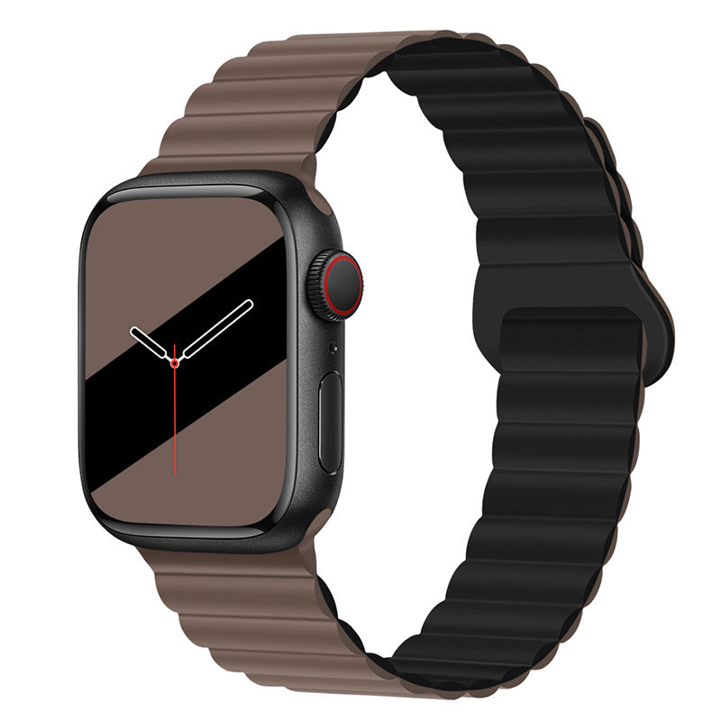 Bracelet de montre magnétique en silicone bande