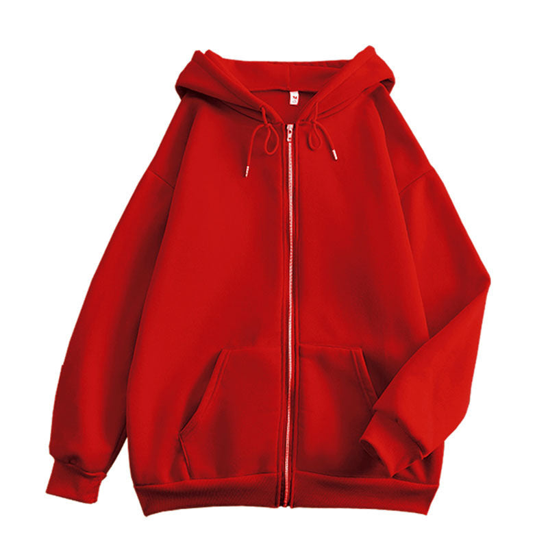Veste à manches longues polyvalente à capuche zippée