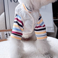 AutumnWinter Warm Dog Vest Deux-Piece Set