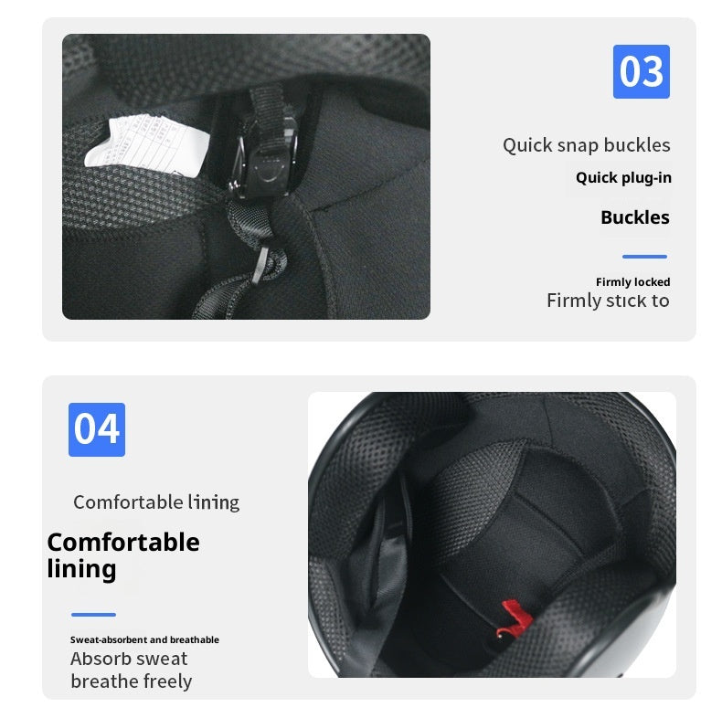 Personnalité du casque rétro Hommes et femmes