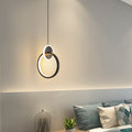 Chambre à coucher Pendentif Lampe Artistique Long Corde Suspension Lumière