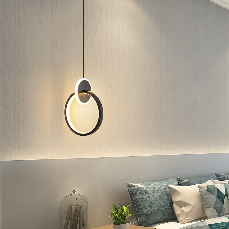 Chambre à coucher Pendentif Lampe Artistique Long Corde Suspension Lumière