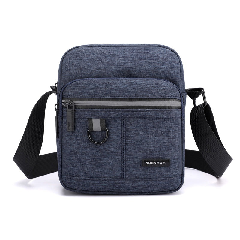 Homme d'affaires Oxford Cloth épaule simple Casual grand sac de corps de capacité