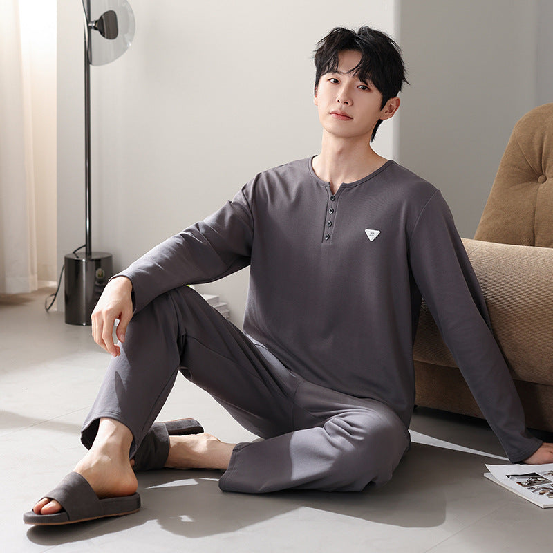 Coton Manches longues Coton complet Casual Vêtements de maison