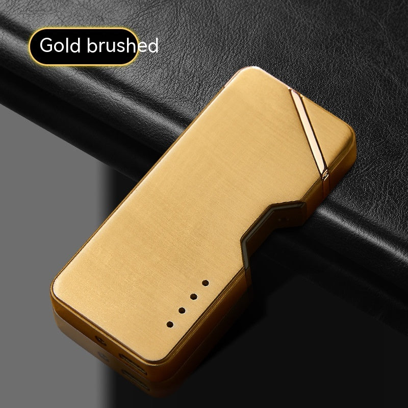Métal Photoélectrique Induction Double Cigarette Lighter