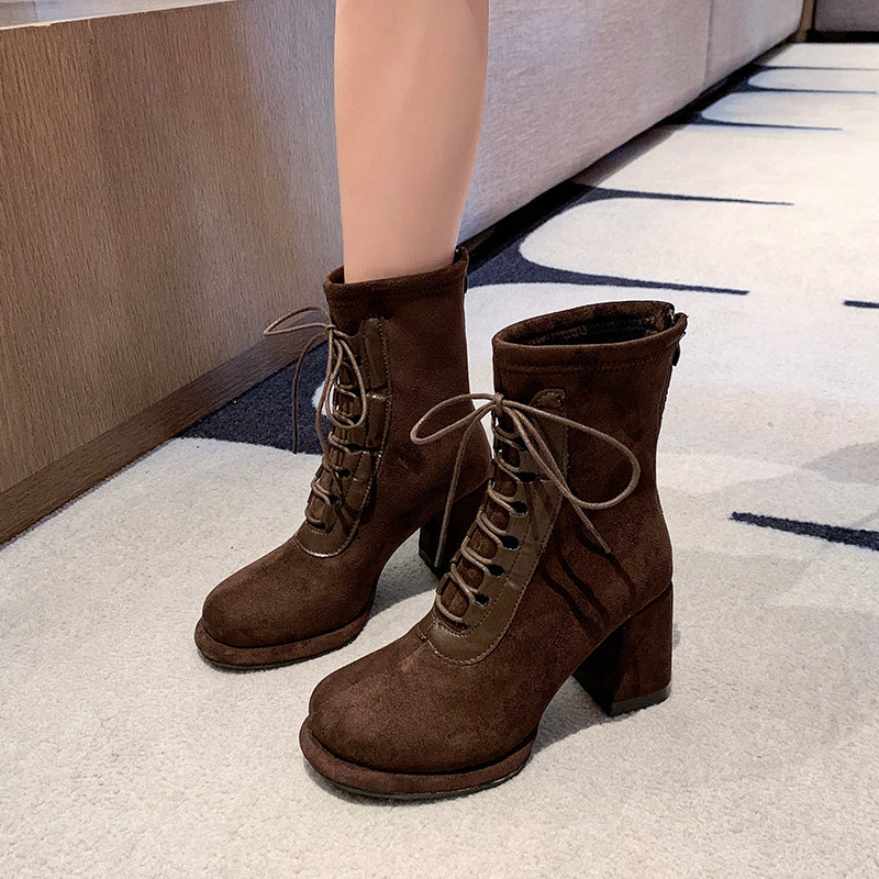 Women's High Heel Ankle Boots
