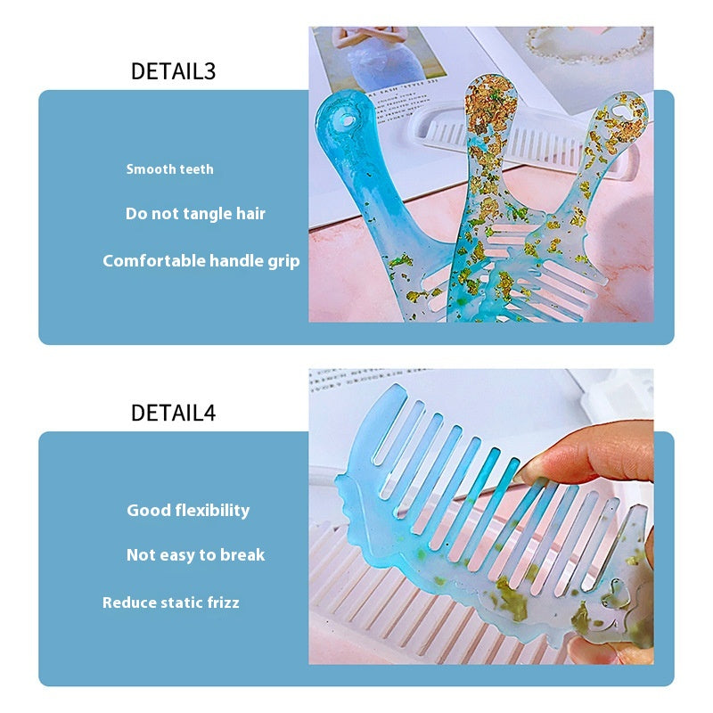 Colle de cristal populaire pour femmes Comb Mold