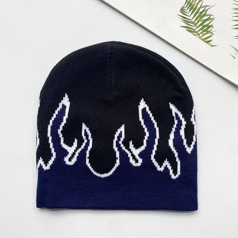 Hip-hop Street-style Flame tricoté chapeau pour les hommes