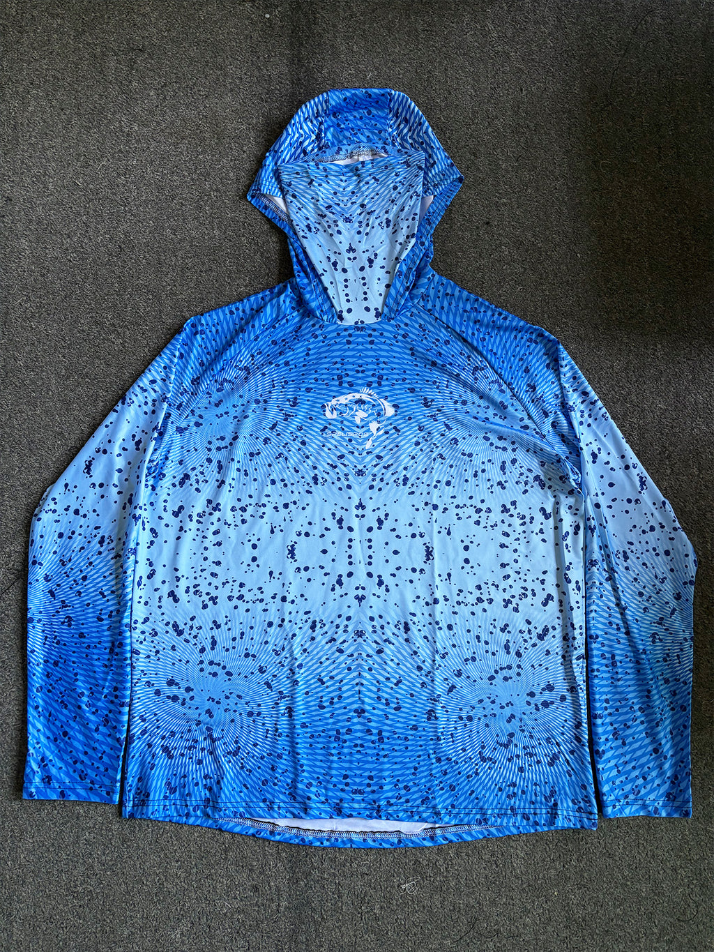 Pêche Hoodie UPF 50 anti UV voile chemise Surf couverture visage cou été hommes manches longues