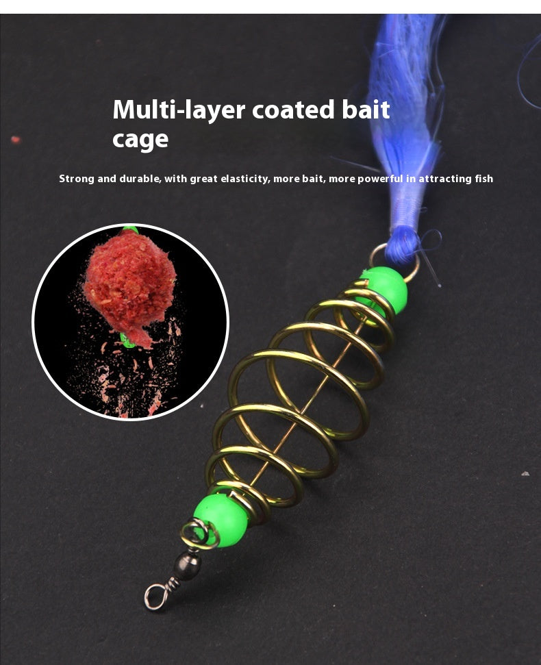 Saupoudrer les mains Crochet exlosif Spring Bait Fishing Net Sticky Fish Simple