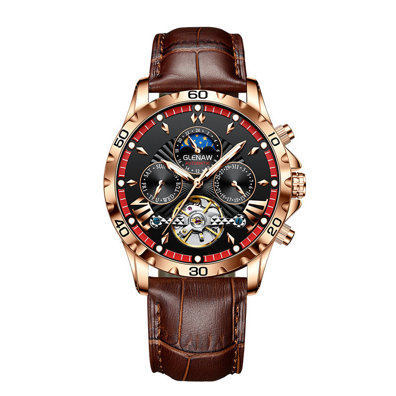 Montre mécanique automatique de mode pour hommes