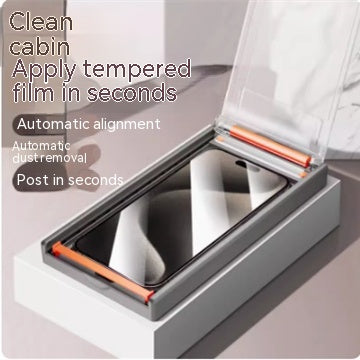 Type de cabine sans poussière avec film trempé