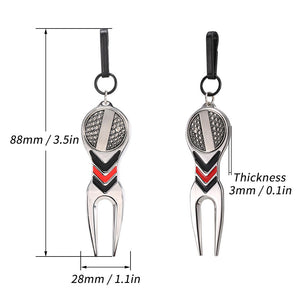 Golf Fourche verte avec Mark Golf Mark Accessoires de golf Support