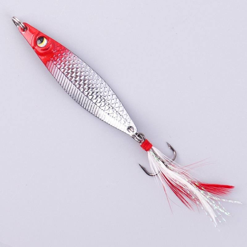 Bare Fishing Tackle Piece Color Feather Lure Lure