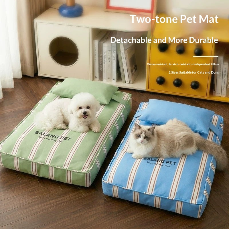 Tapis de chat amovible et lavable Sofa Cat Bed Dog Kennel