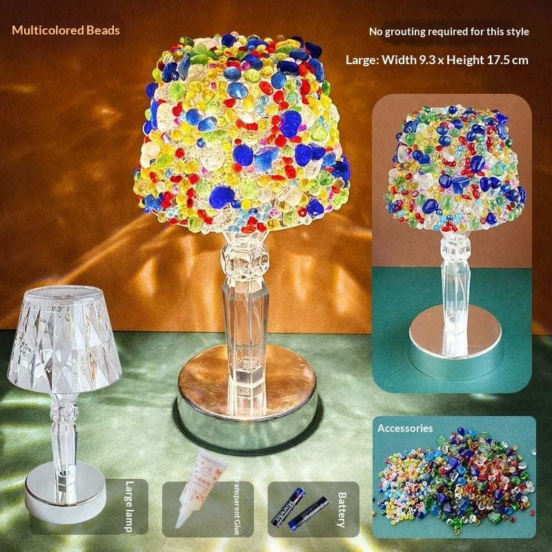 Matériau de bricolage de petite lampe de table fait main